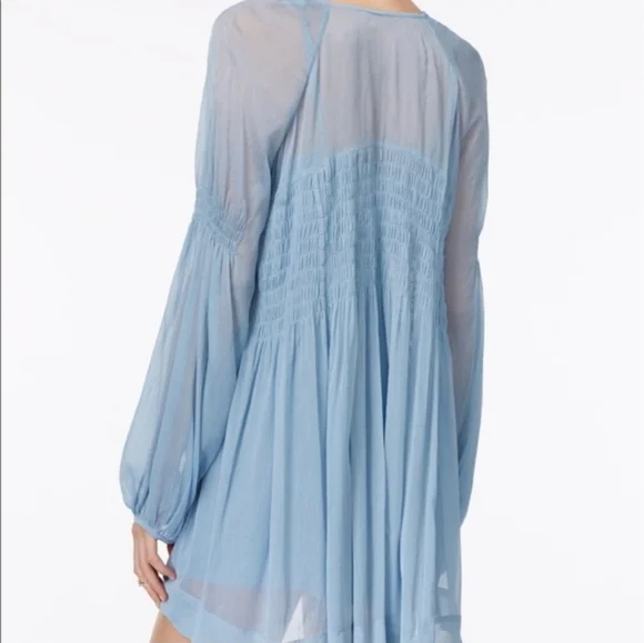 Free People Lini Smocked Dress Size XS - Picture 14 of 15